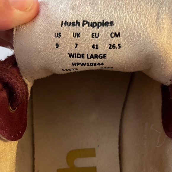 Hush Puppies Bridget Women's Loafer -Burgundy size 9, wide - Picture 2 of 4